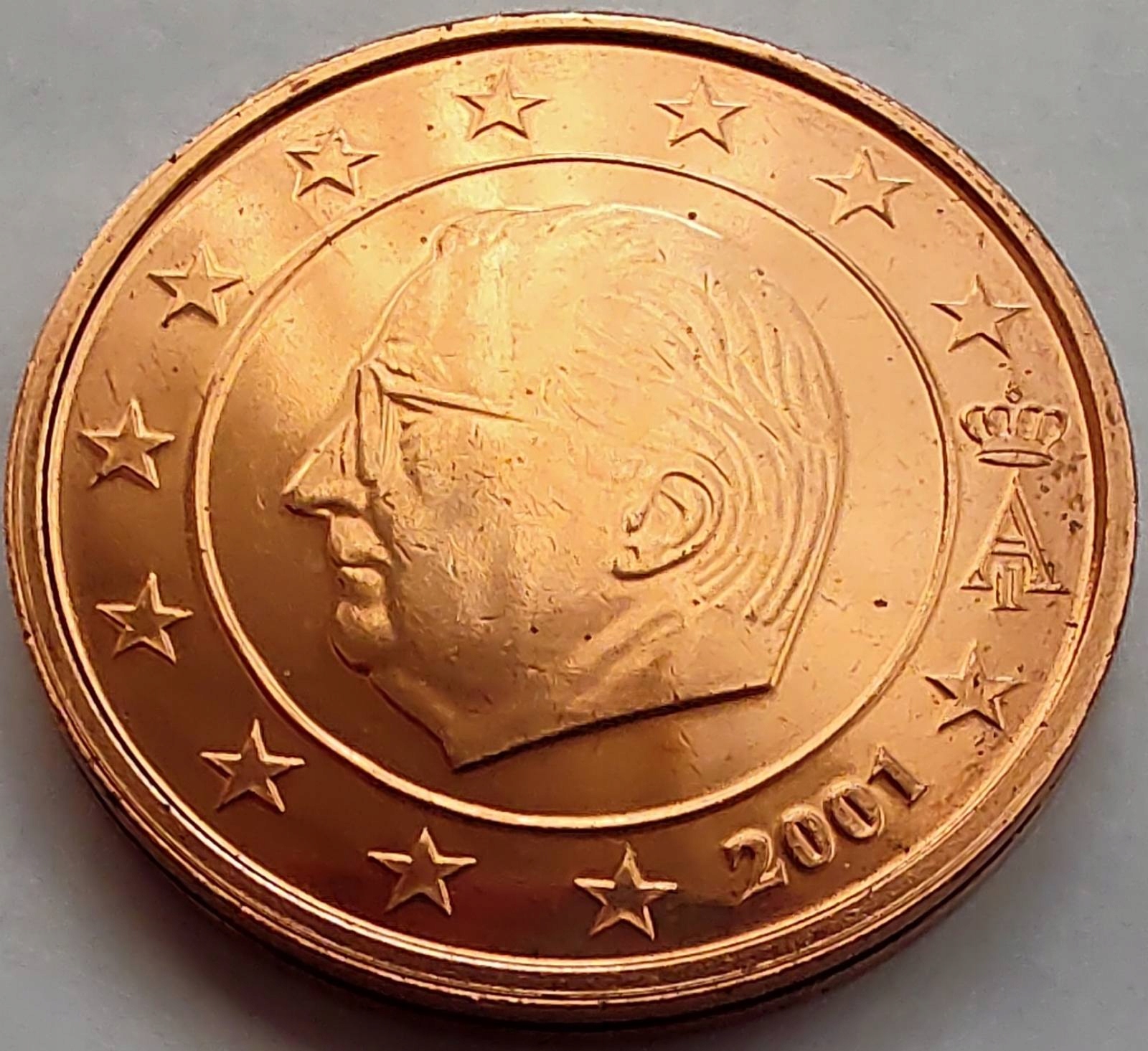 4229 - Belgia 2 eurocenty, 2001