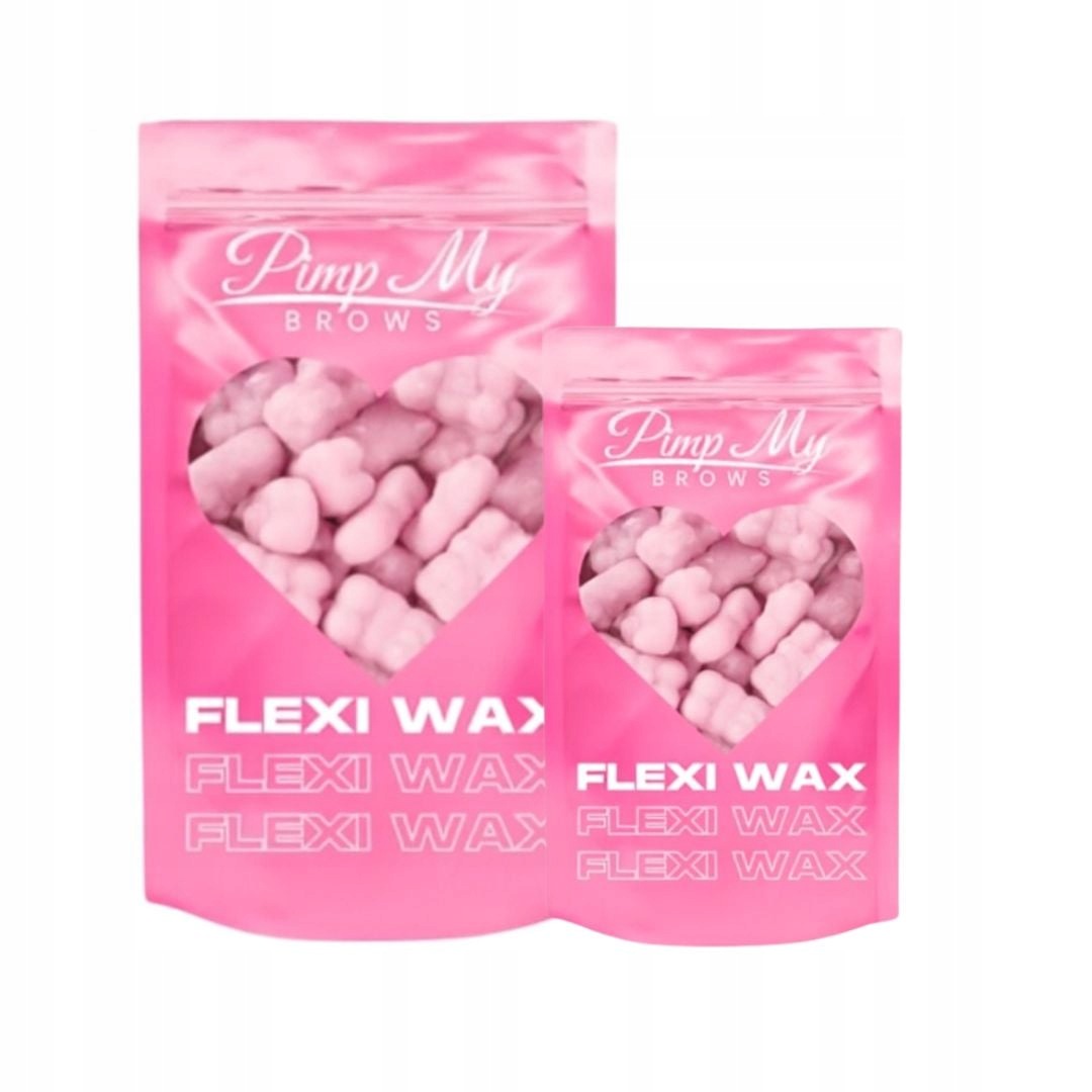 Flexi Wax elastyczny twardy wosk różowa perła Pimp My Brows 500g