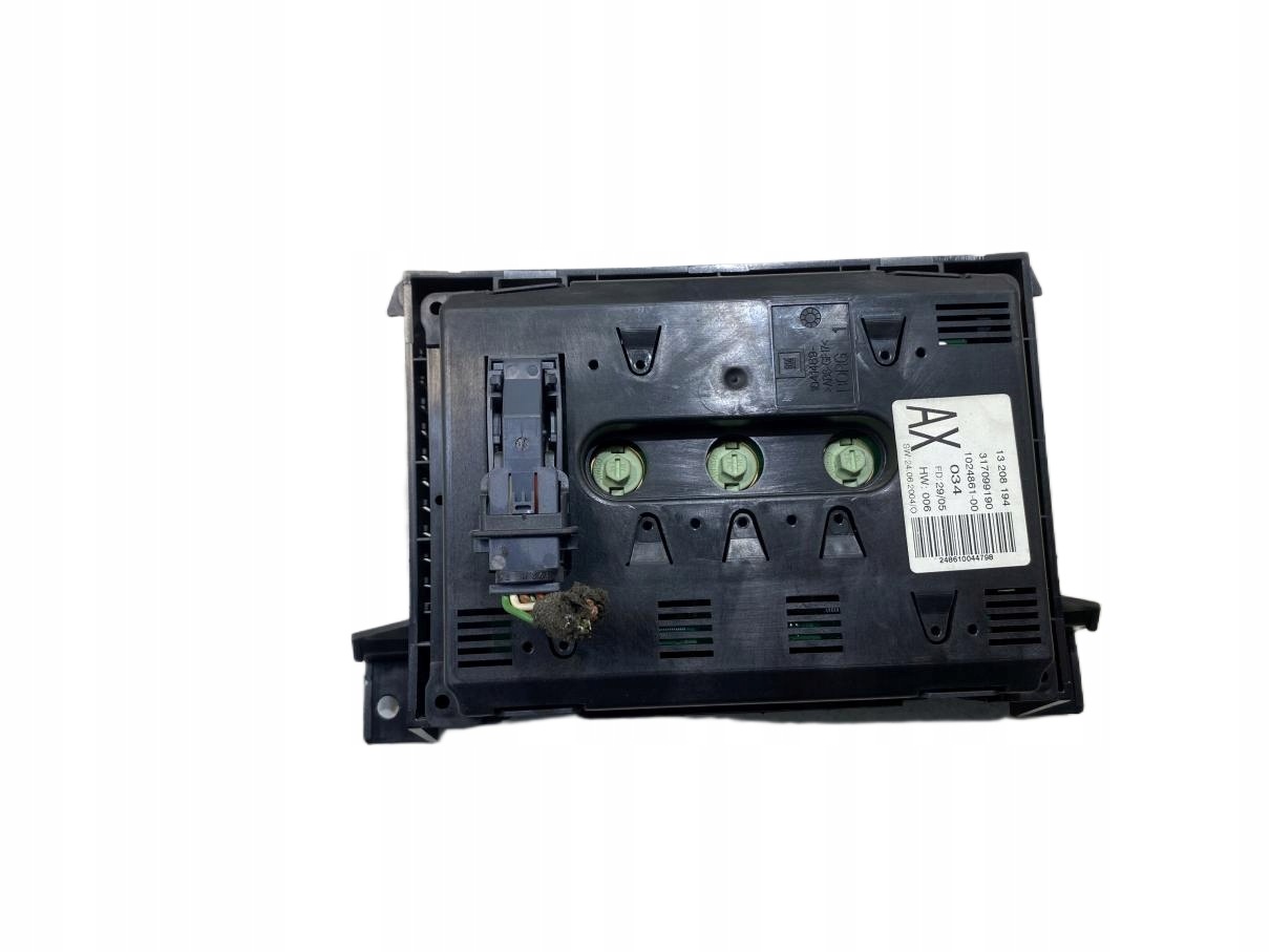 display OPEL ZAFIRA B 13208194