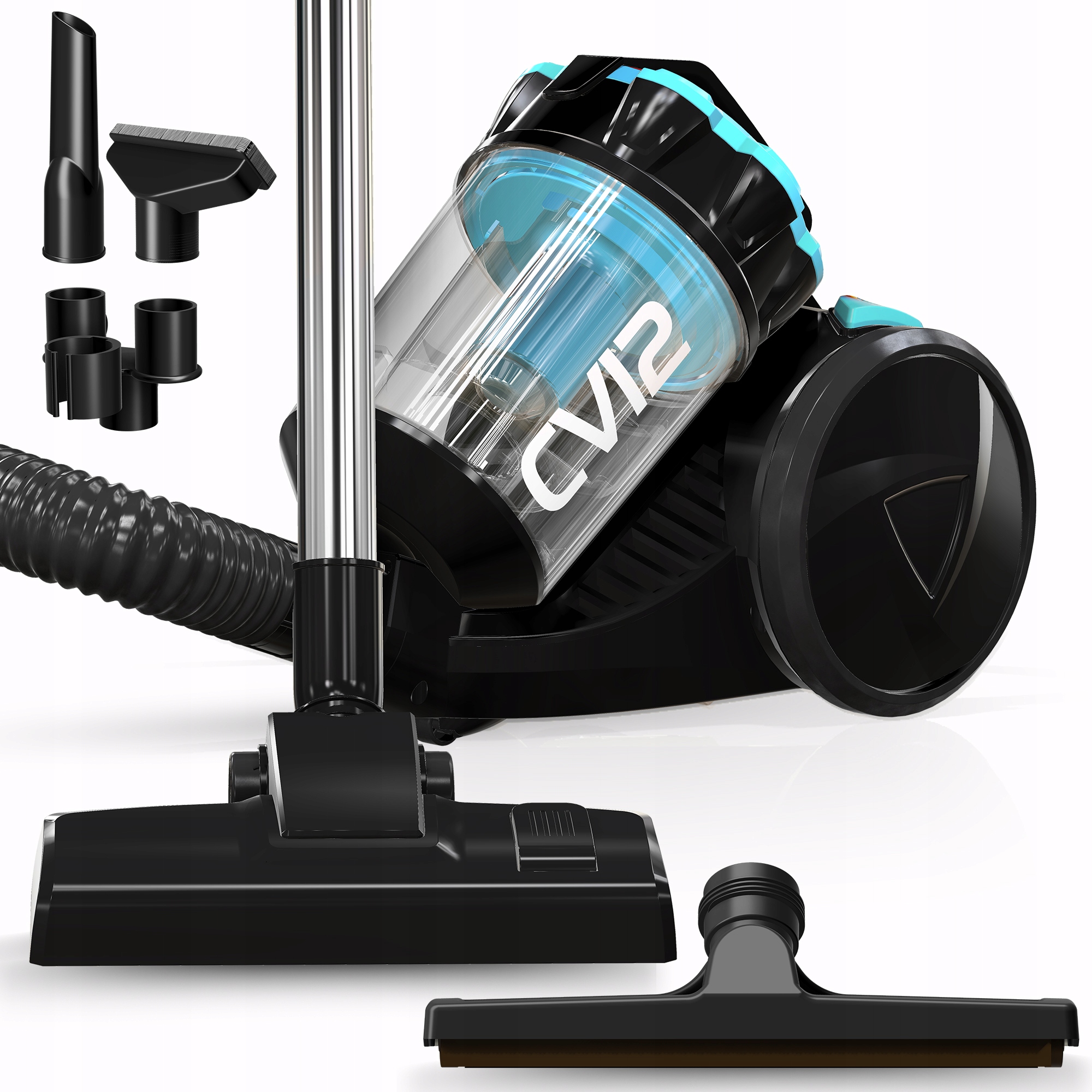 Odkurzacz Tradycyjny Bezworkowy Cyklonowy Mocny 800W Szczotka Do Paneli