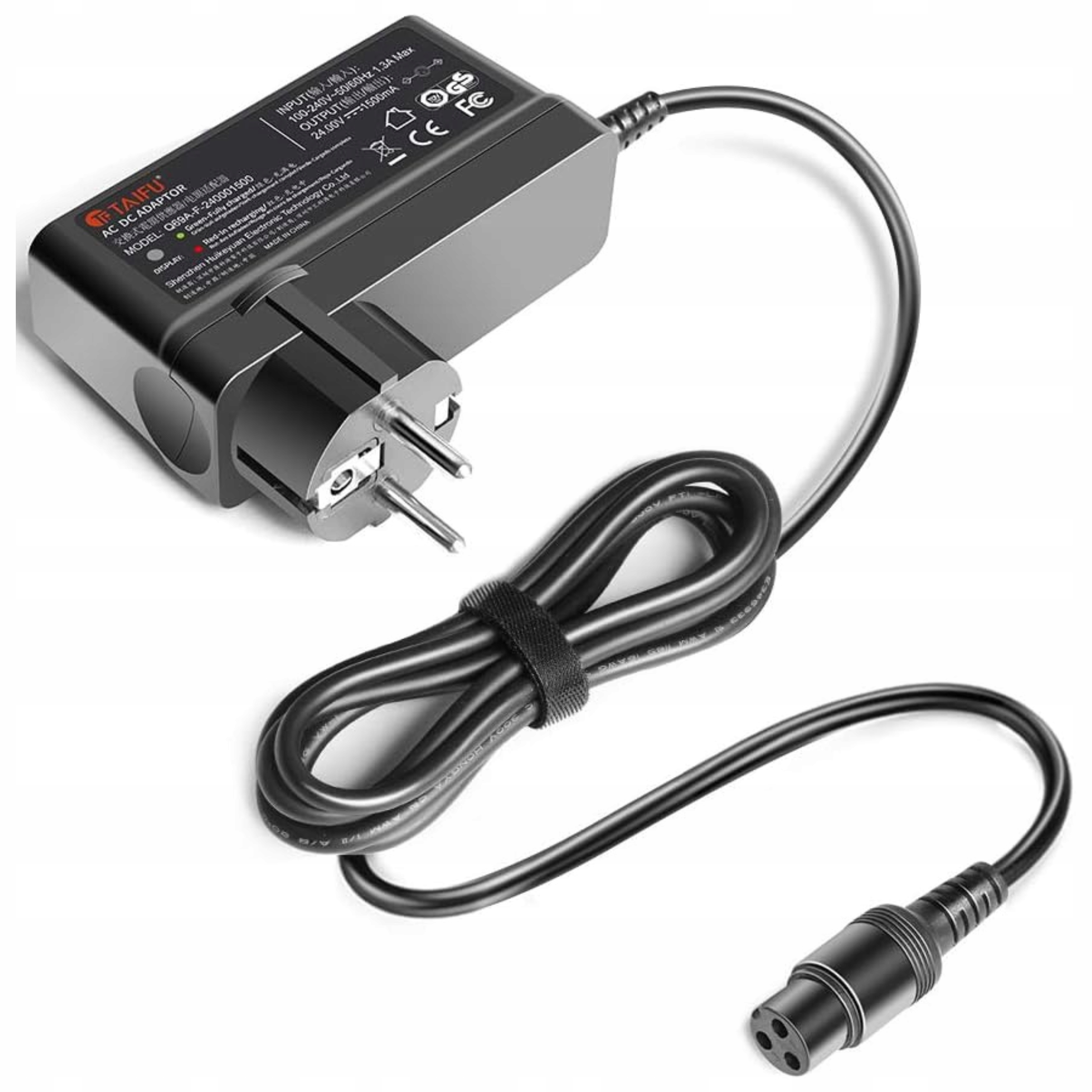 Napájecí adaptér 24V 1.5A 36W pro koloběžky Razor Led monitory Nabíječka Ac adaptér