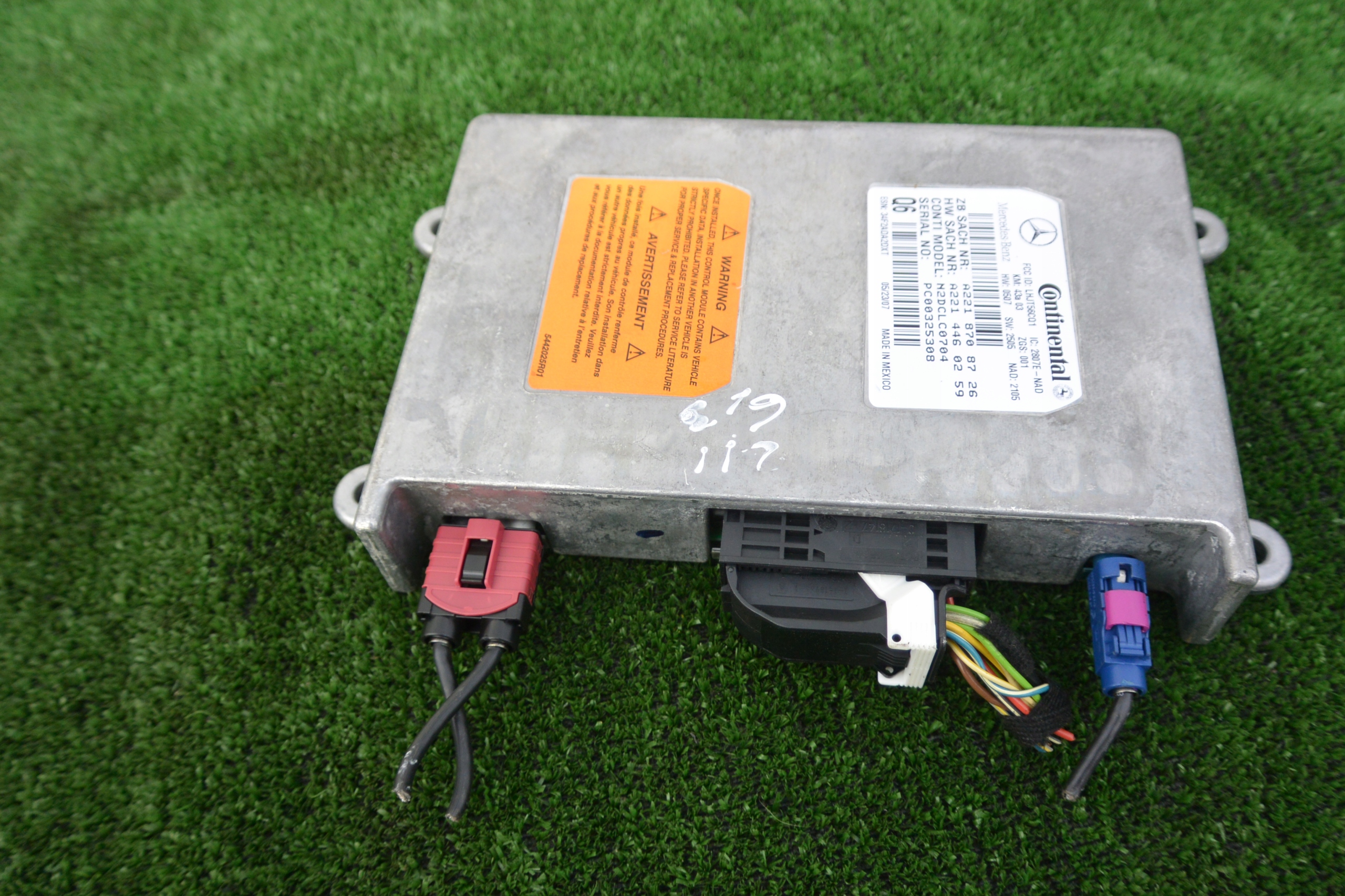 module control unit TELEFONU KOMUNIKACJI connector MERCEDES E-class W211 W212 W164
