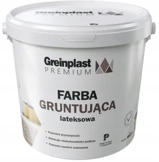 Greinplast Latexová Půda Premium Barva Základní Podkladová Bílá 10L