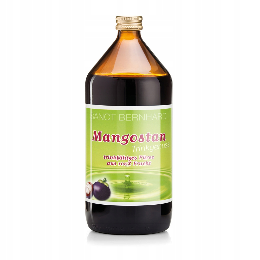 Mangostan Puree 1L, bez dodatków, bez cukru, krótka data, Sanct Bernhard