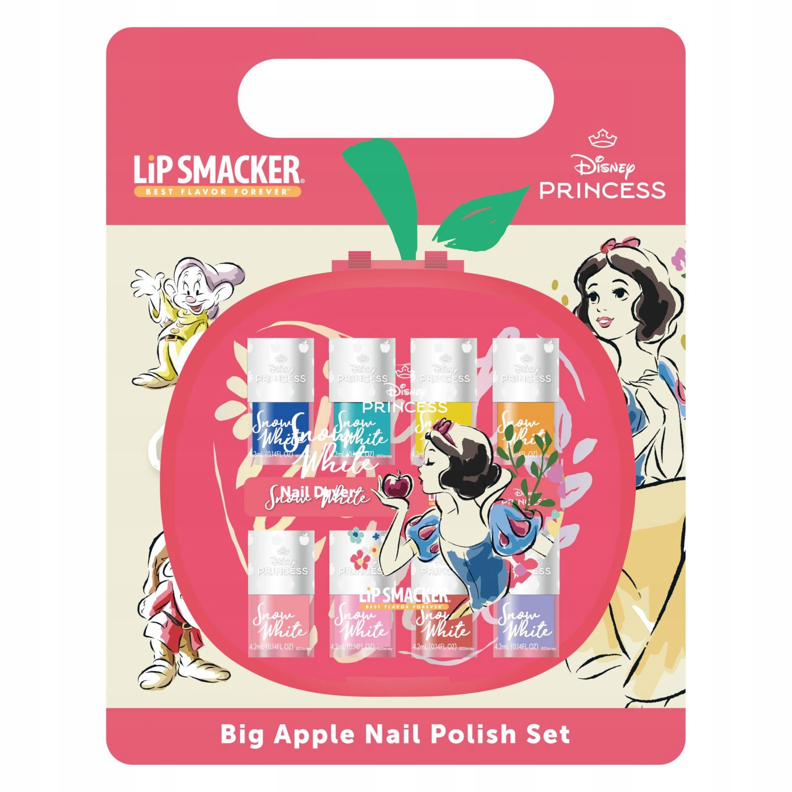 Lip Smacker Disney Princess Snow White Set Laků Na Nehty Big Apple 1510728E