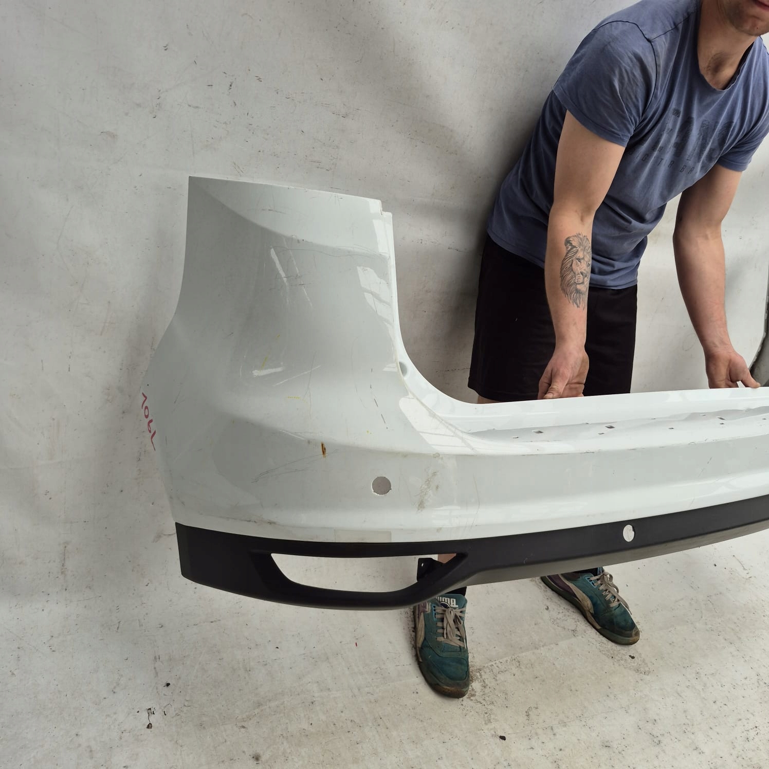 FORD C-MAX II 2 MK2 10-19 bumper rear part rear PDC