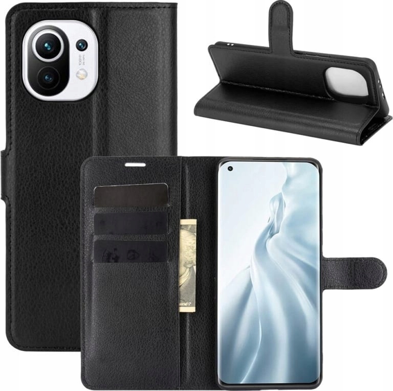 

Etui Portfel Litchi Pokrowiec Do Xiaomi MI 11 Lite