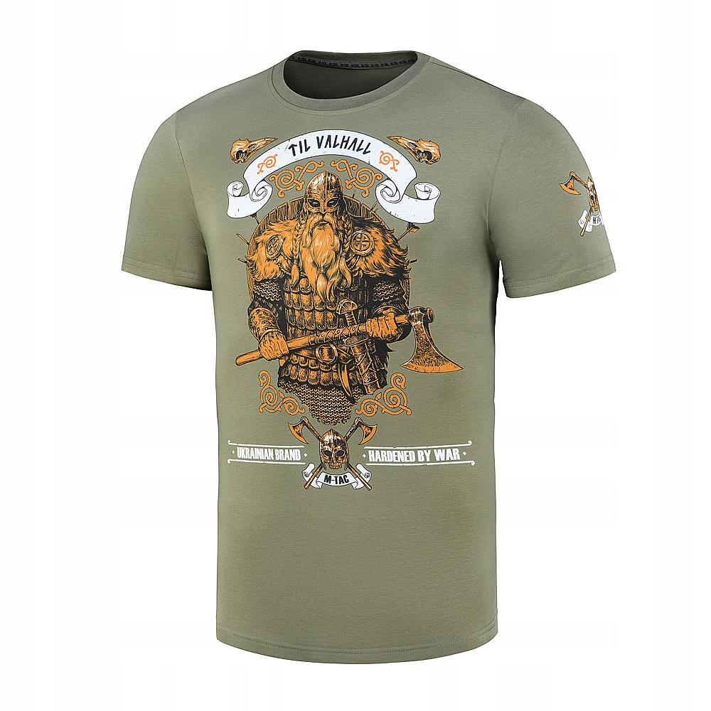 M-Tac Koszulka T-shirt Męska Bawełna Wojskowa Viking Light Olive M