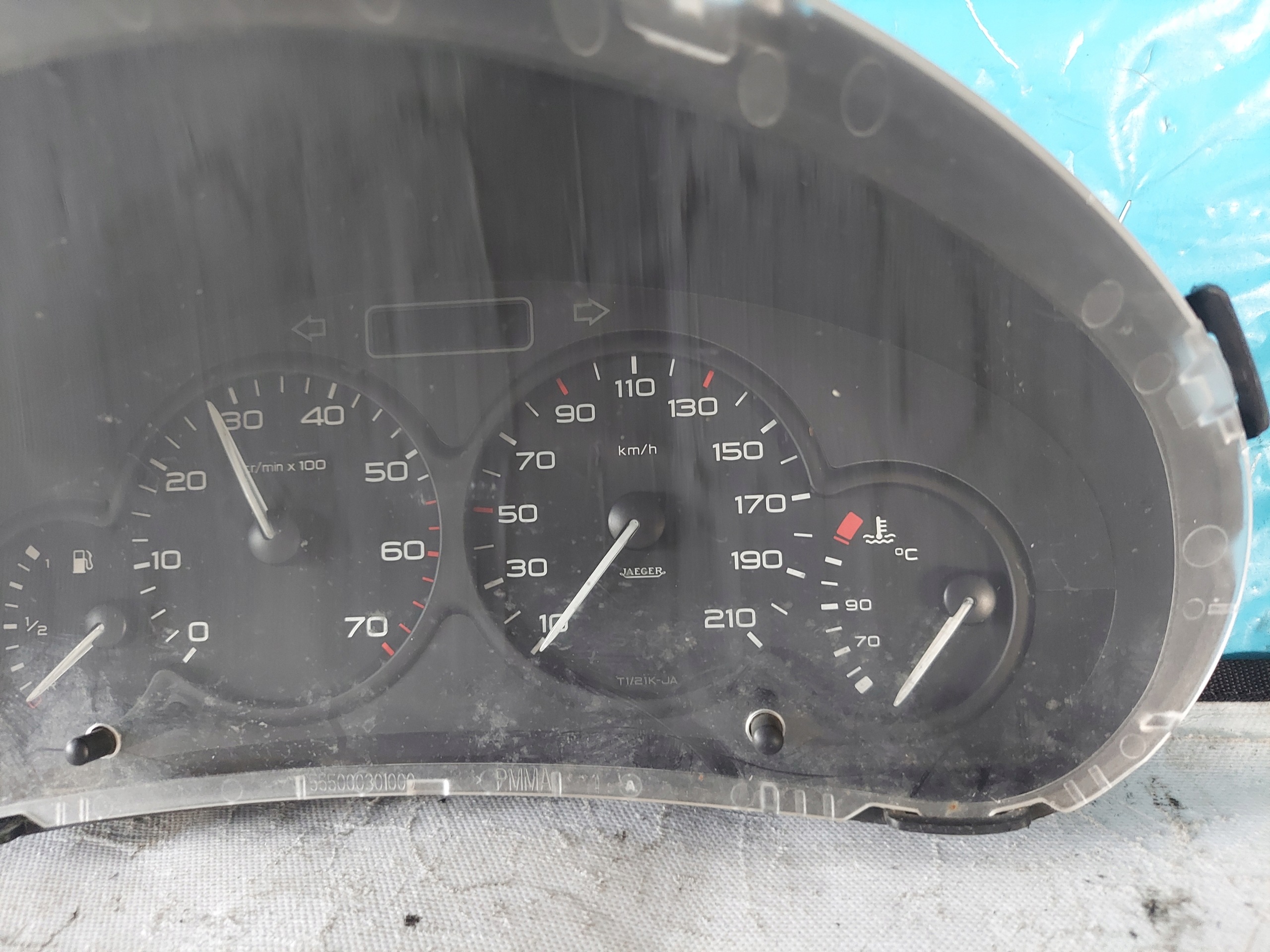dials clock PARTNER and 1.6 HDI 9662745180