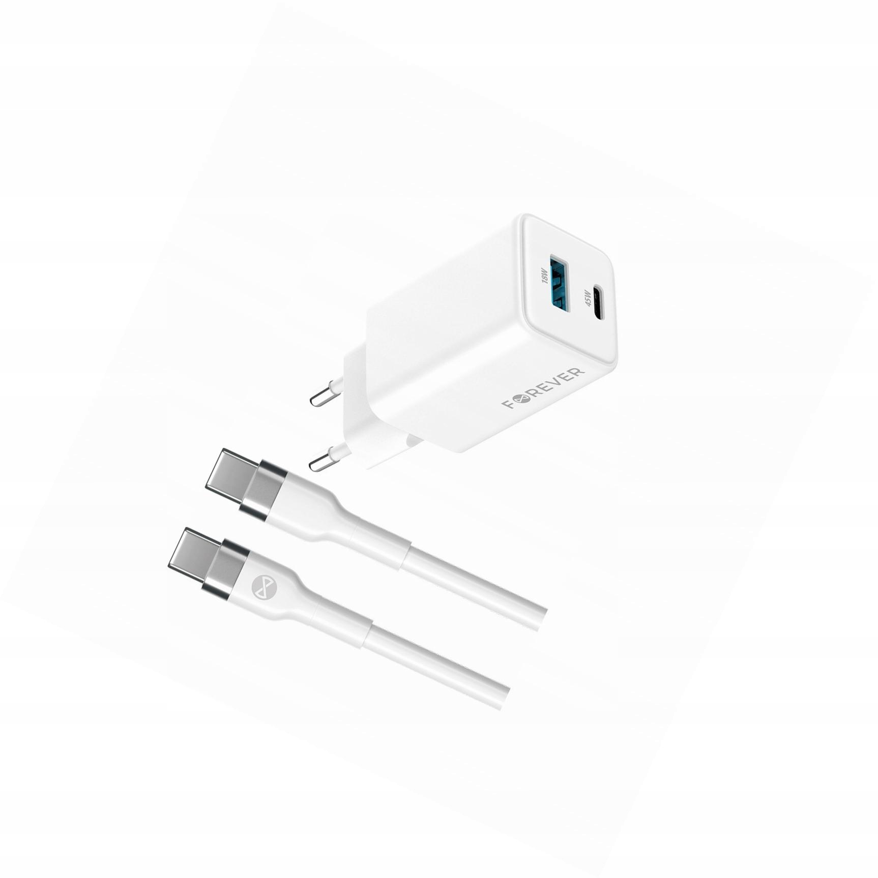 Szybka ładowarka GaN 45W Usb-c z kablem do Motorola Moto G7 Power