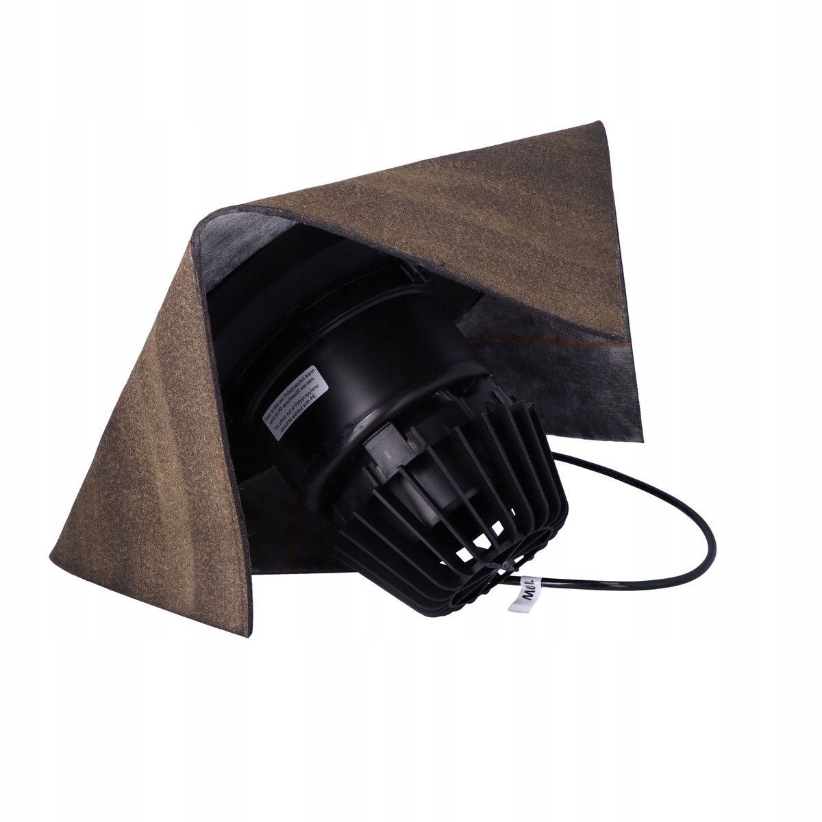 Střešní vpusť plochá gravitace vyhřívaná 110 mm koš, bitumenový límec