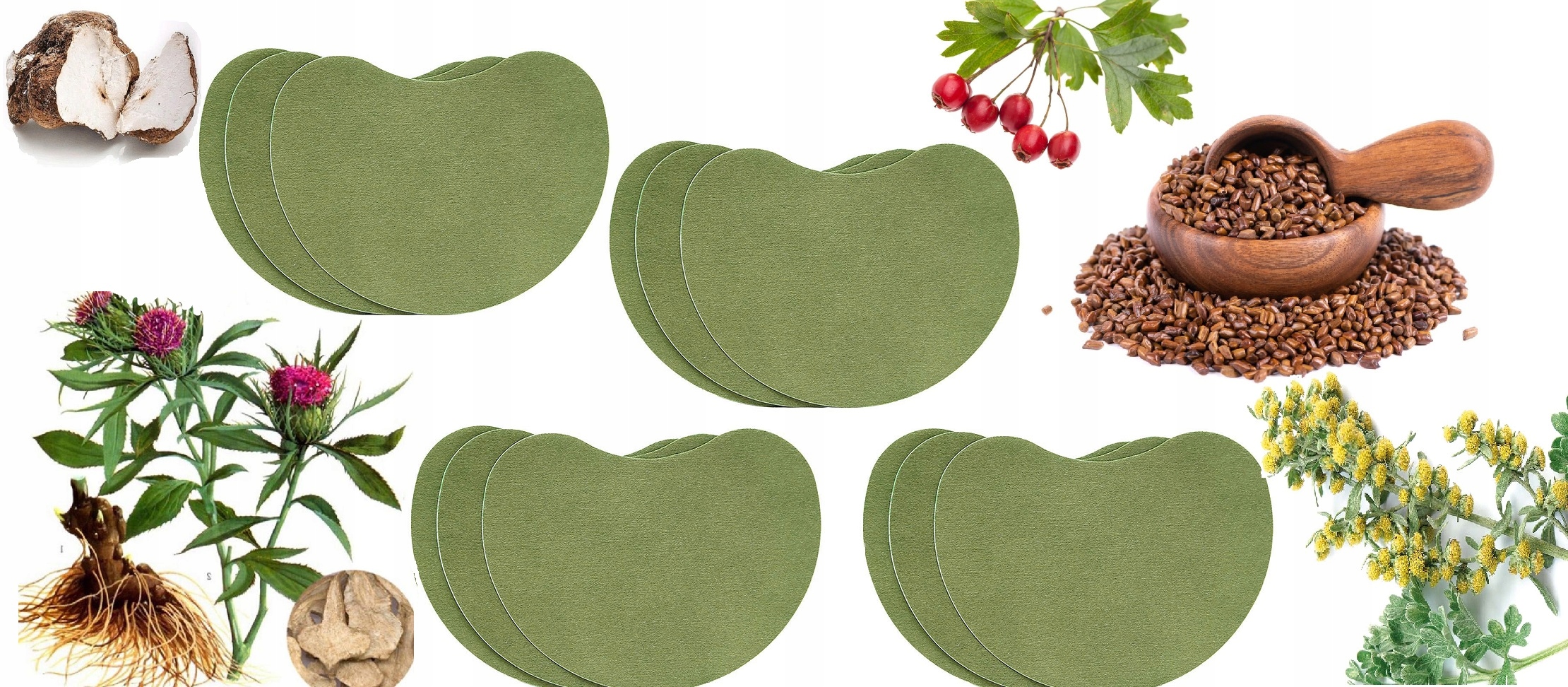 PLASTRY ODCHUDZAJĄCE 12szt TURBO SPALANIE ZIOŁA DZIĘGIEL GŁÓG PIOŁUN PORIA Marka inna marka