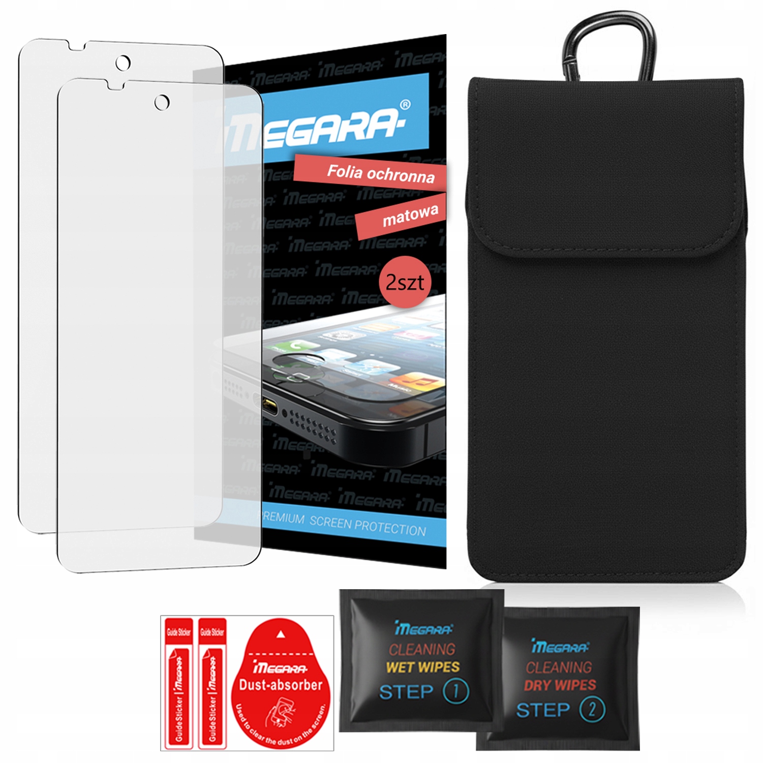 2x Fólie pro RugOne Xever 7 Pro Matná ochranná Pouzdro pouzdro s karabinou