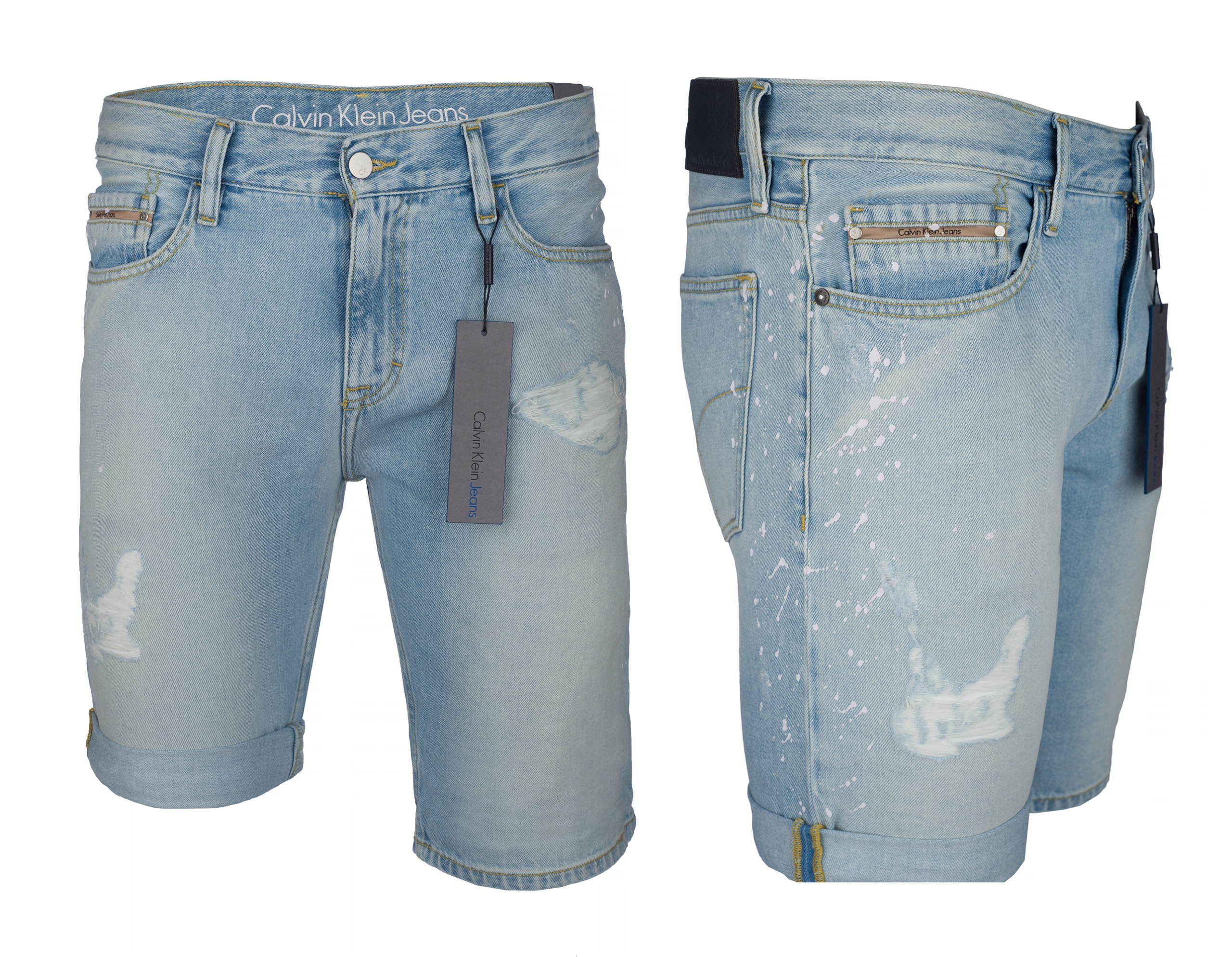 CALVIN KLEIN JEANS SPODENKI JEANSOWE VINTAGE 33