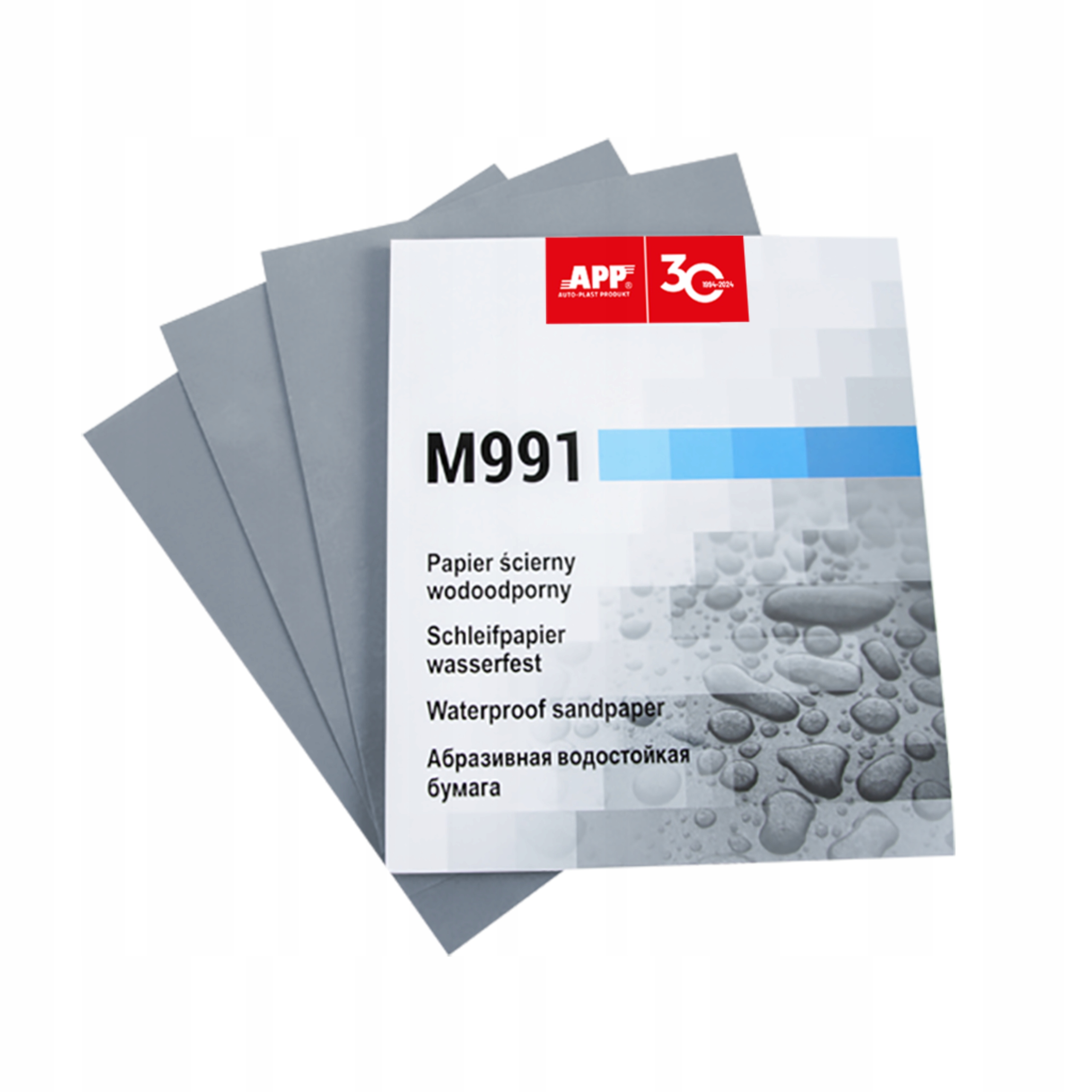 Papier Wodny Ścierny Na Mokro Wodoodporny App M991 Matador P2000 Arkusz