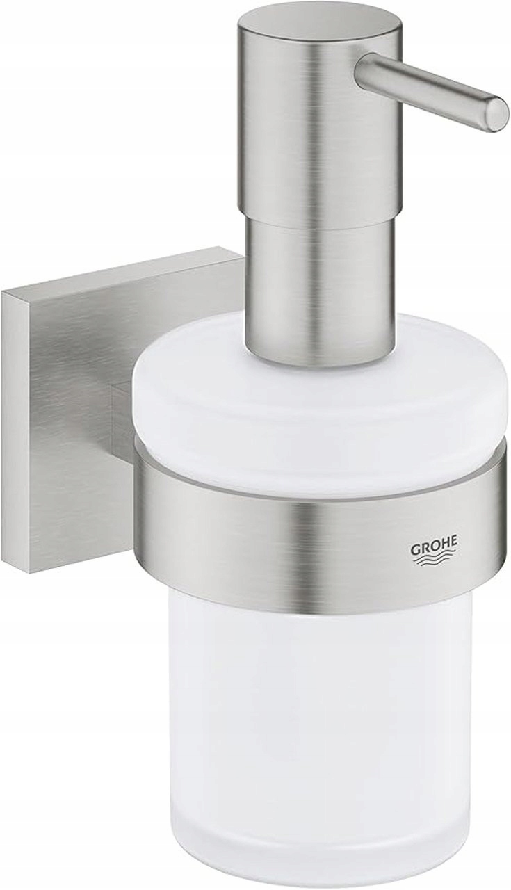 Ručný dávkovač mydla na stenu Grohe 160 ml, sivý