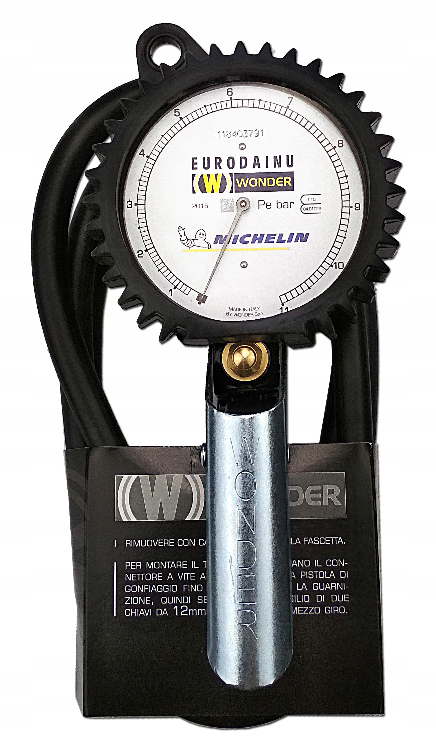 Pistolet do pompowania kół, opon MICHELIN WONDER EURODAINU 11bar TPLG040U Kod producenta TPLG040U