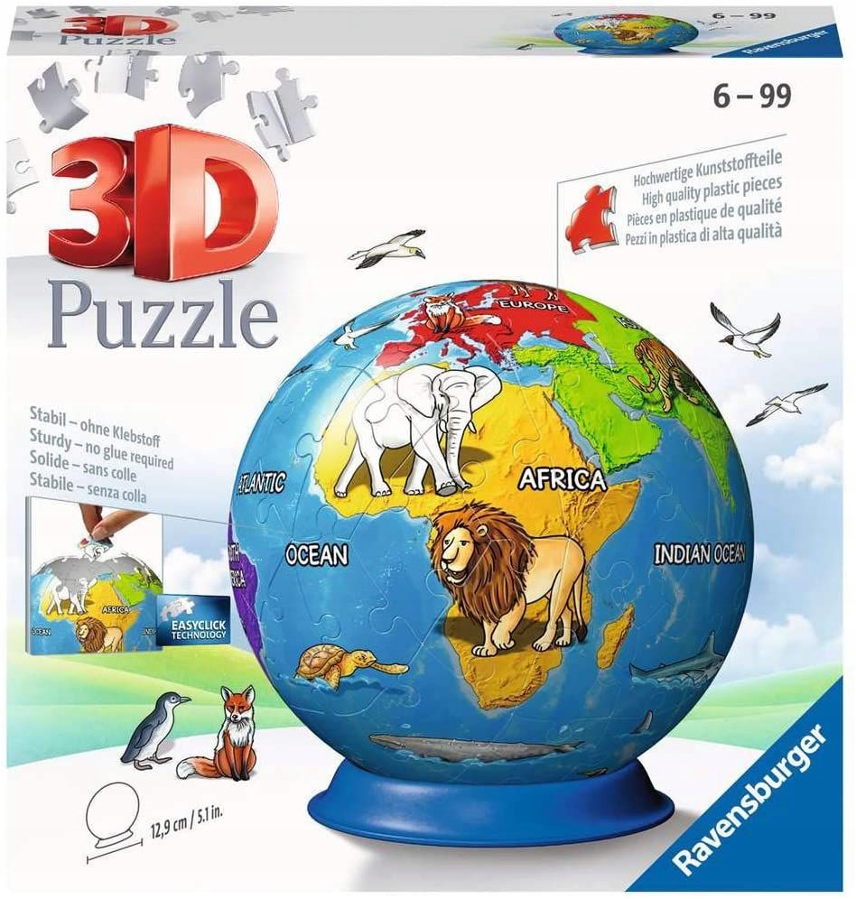 

Ravensburger Puzzle 3D 72 El. Globus (puzzle)