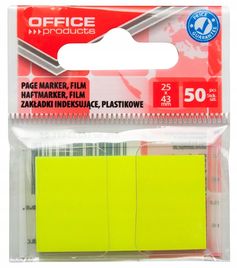 

Zakładki Pp 1x50 kart żółte samoprzylepne