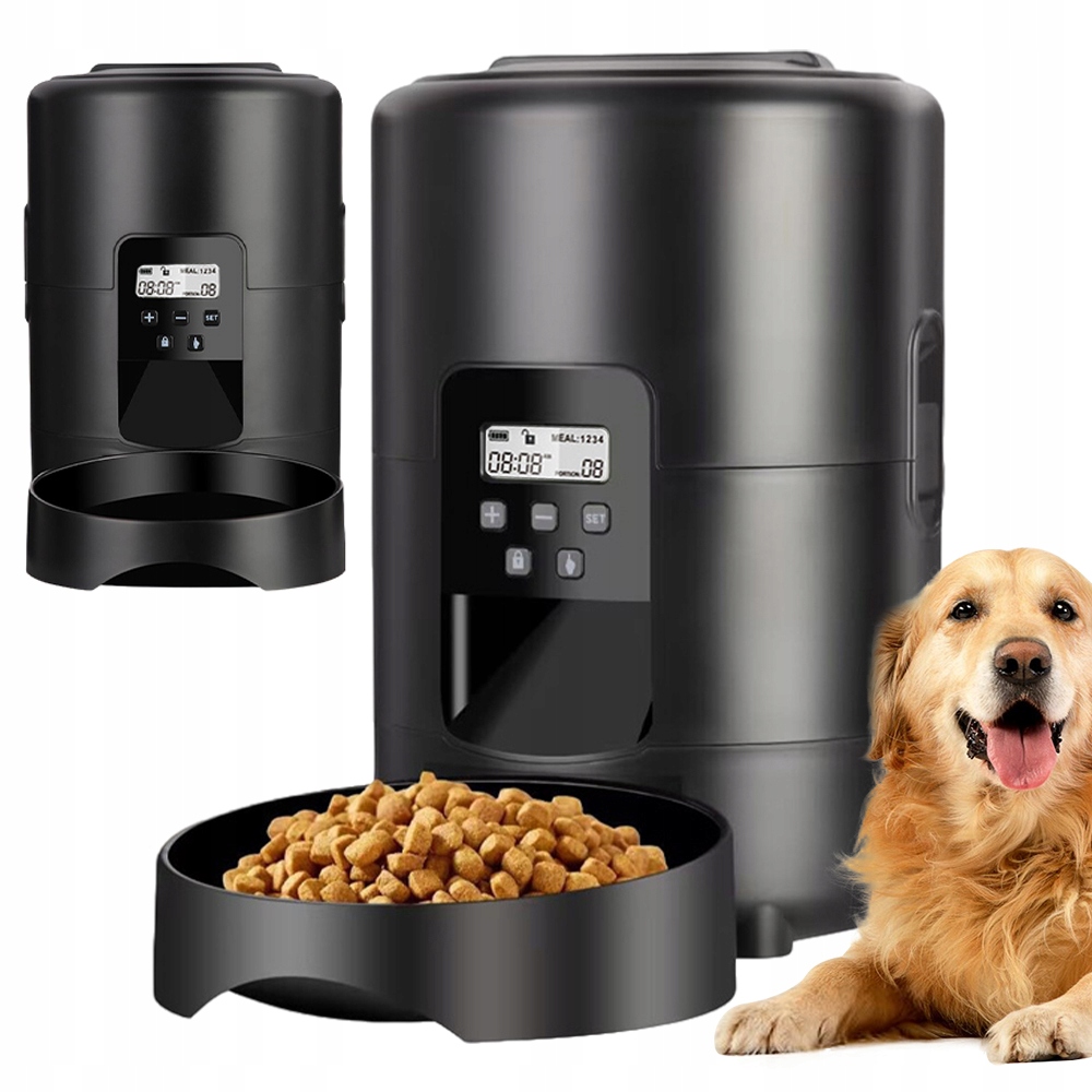 Levně Inteligentní Podavač Krmiva Pro Zvířata, Odměřování Doby Krmení 2 L