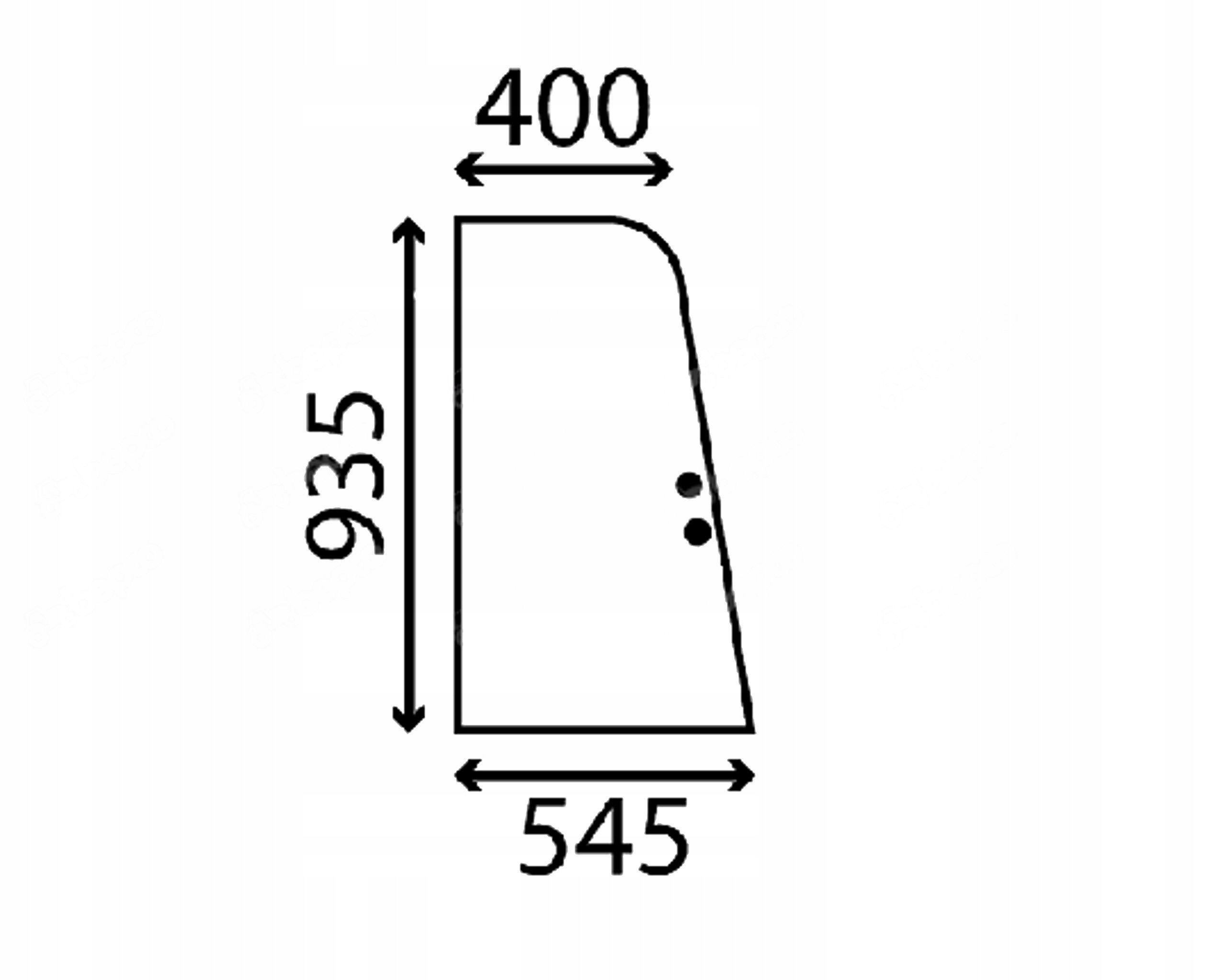 sklo bagr Jcb boční pravý 290/51701