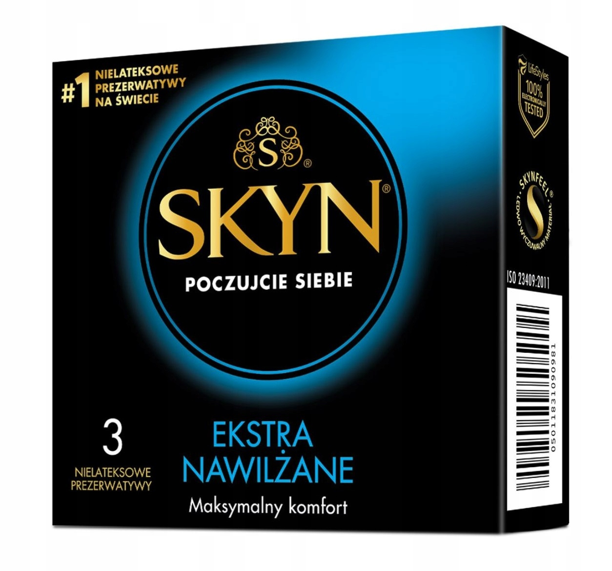 

Prezerwatywy Skyn Ekstra Nawilżane 3 szt.