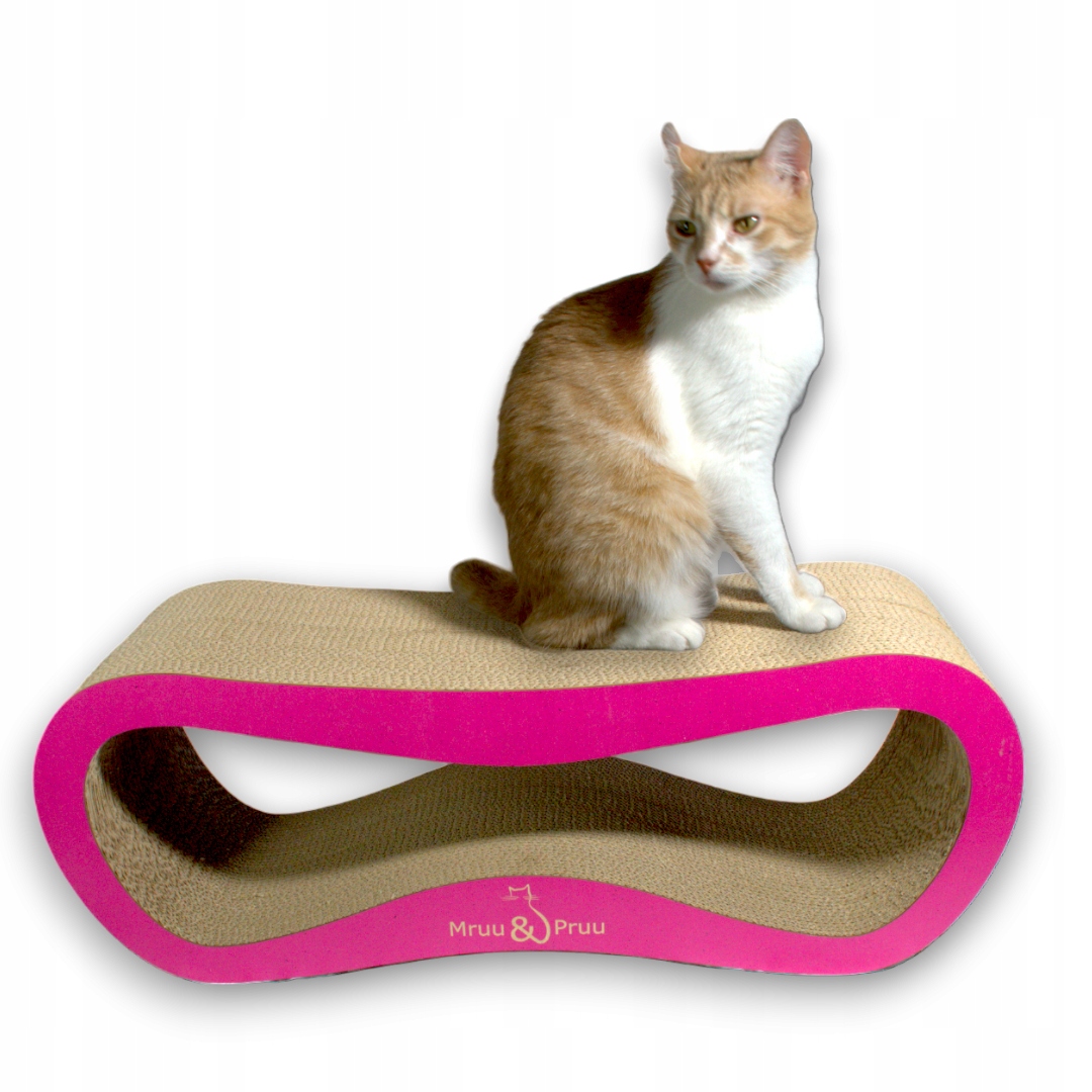 Drapak Dla Kota Kartonowy Duży Legowisko 78x28x24 cm Mruu&Pruu