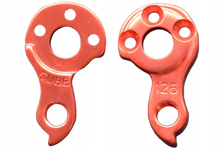 Hak przerzutki CUBE 10134 red