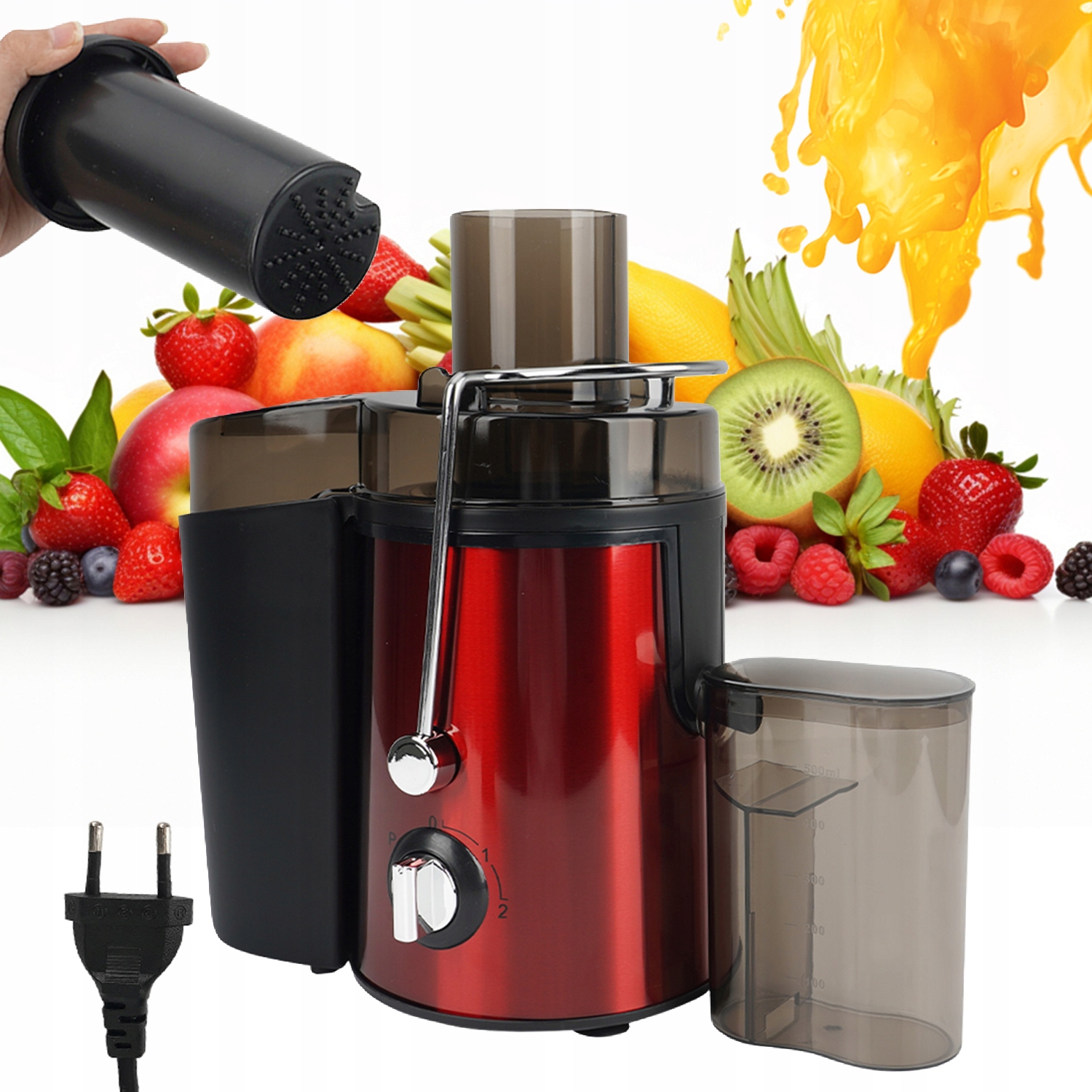 Odšťavňovač Na Ovoce Vysokootáčkový 1000 W 500 ml