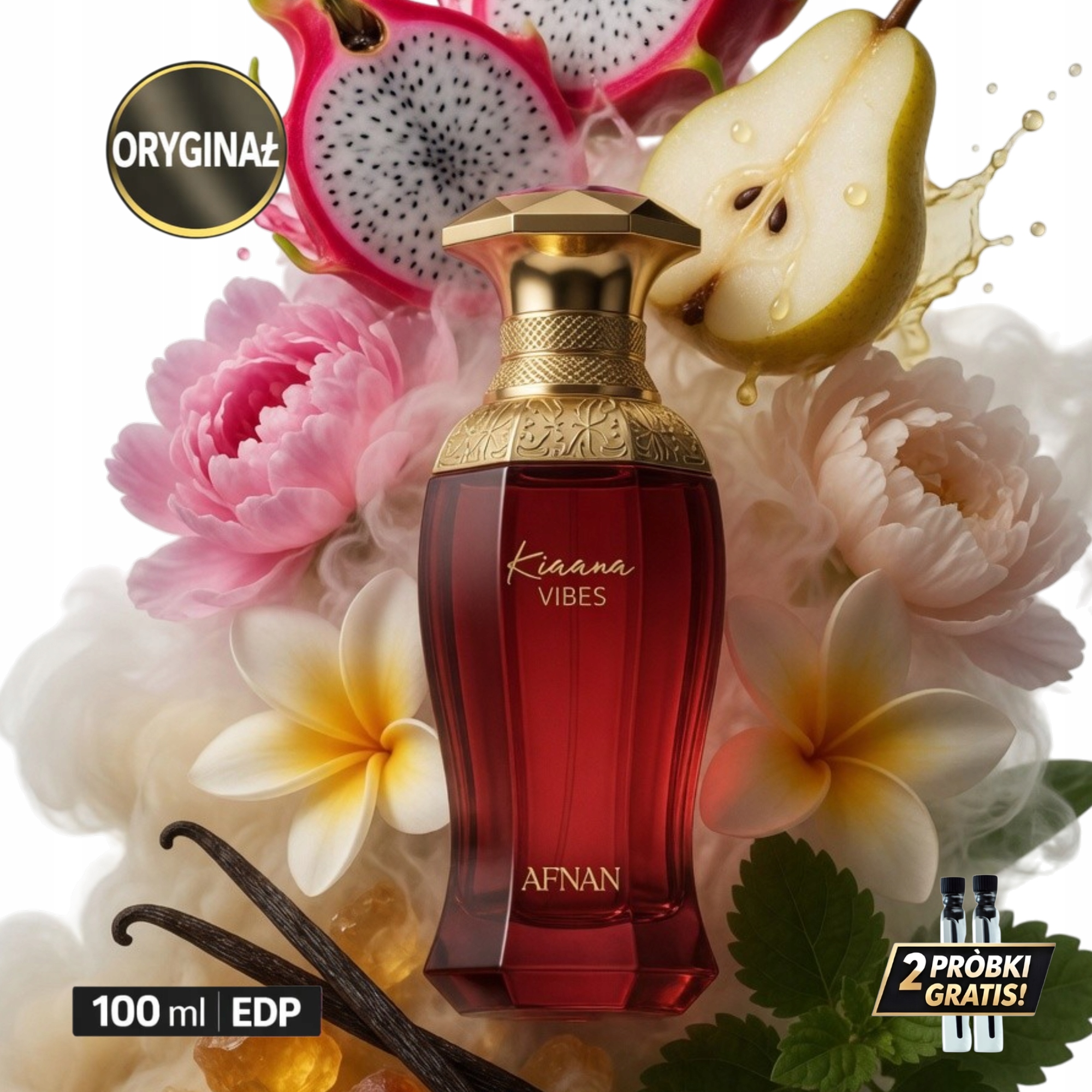 Perfumy Afnan Kiaana Vibes 100ml 2 Próbki