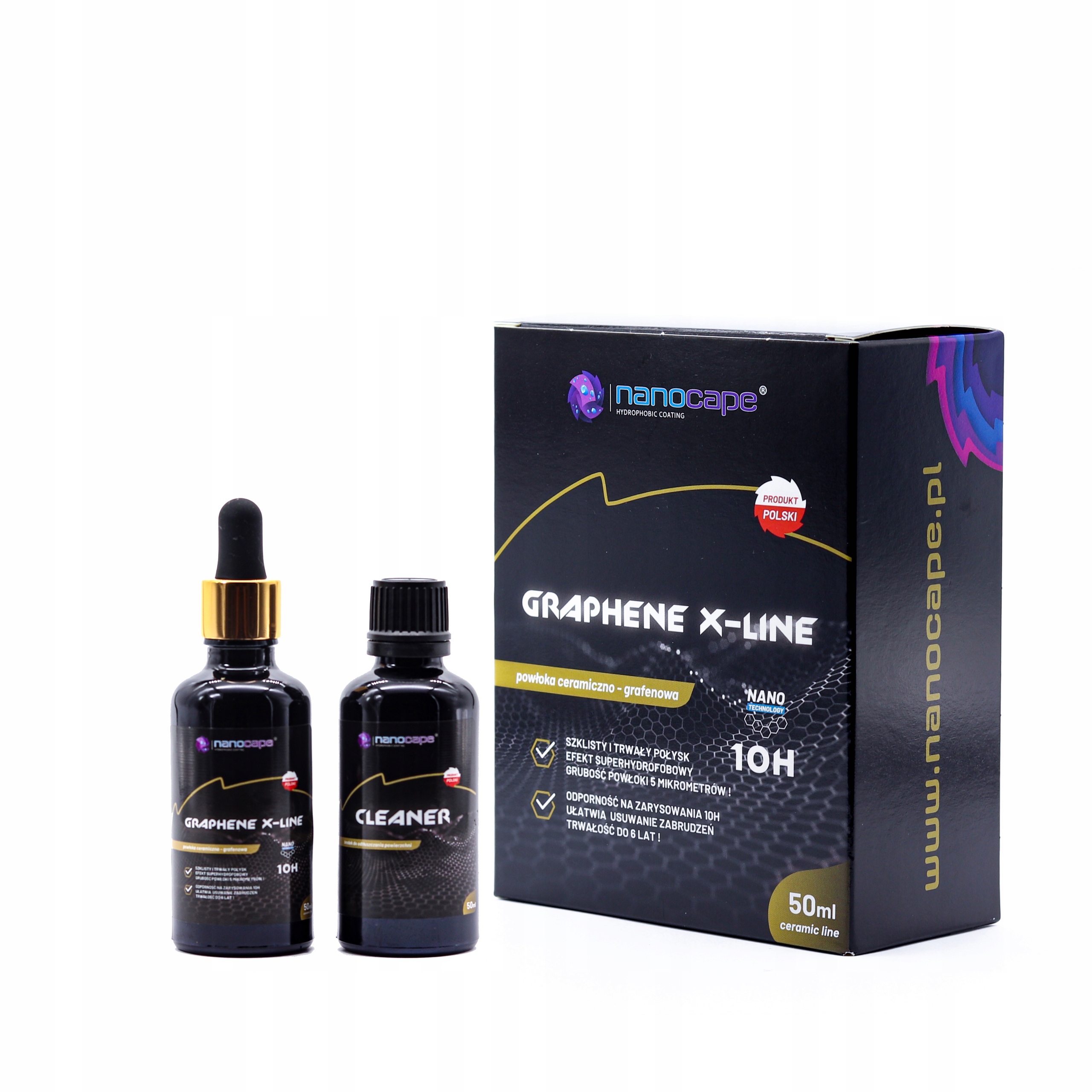 Keramicko-grafenový lak na lak Nanocape