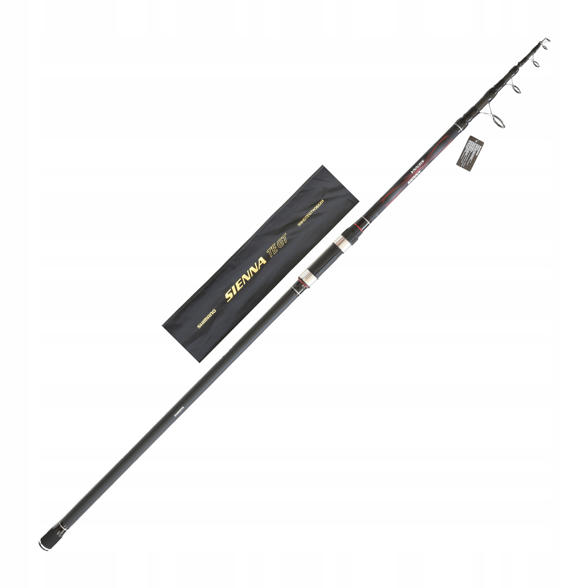 Wędka teleskopowa uniwersalna Shimano Sienna Hd Tegt Wrap 3.60m 75-150g