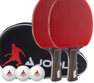 Pálky Na Stolní Tenis Sada 2 Raketky 3 Míčky Pouzdro
