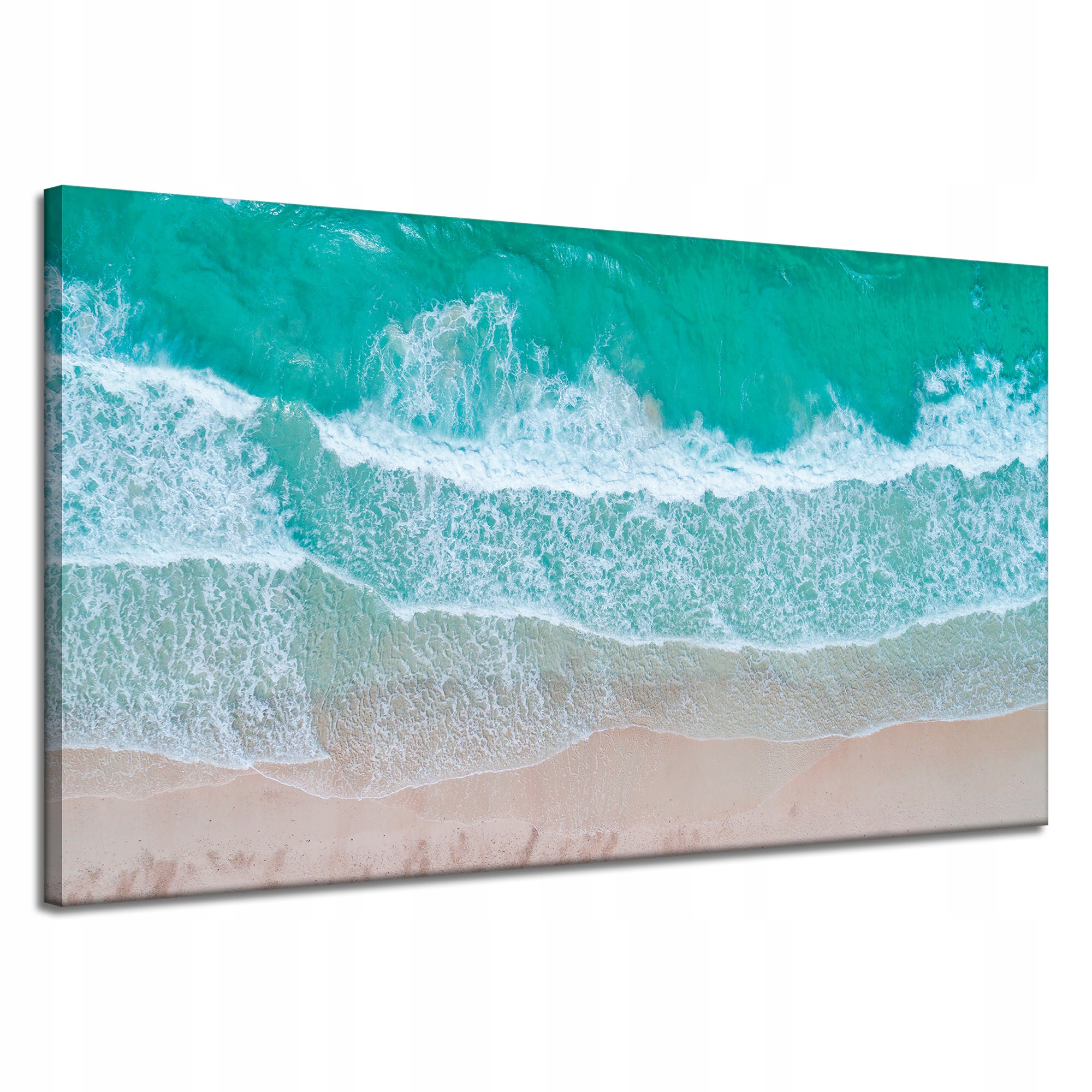 Obraz na plátně Moře Vlny Voda Pláž 120x70 cm Ideální jako dárek