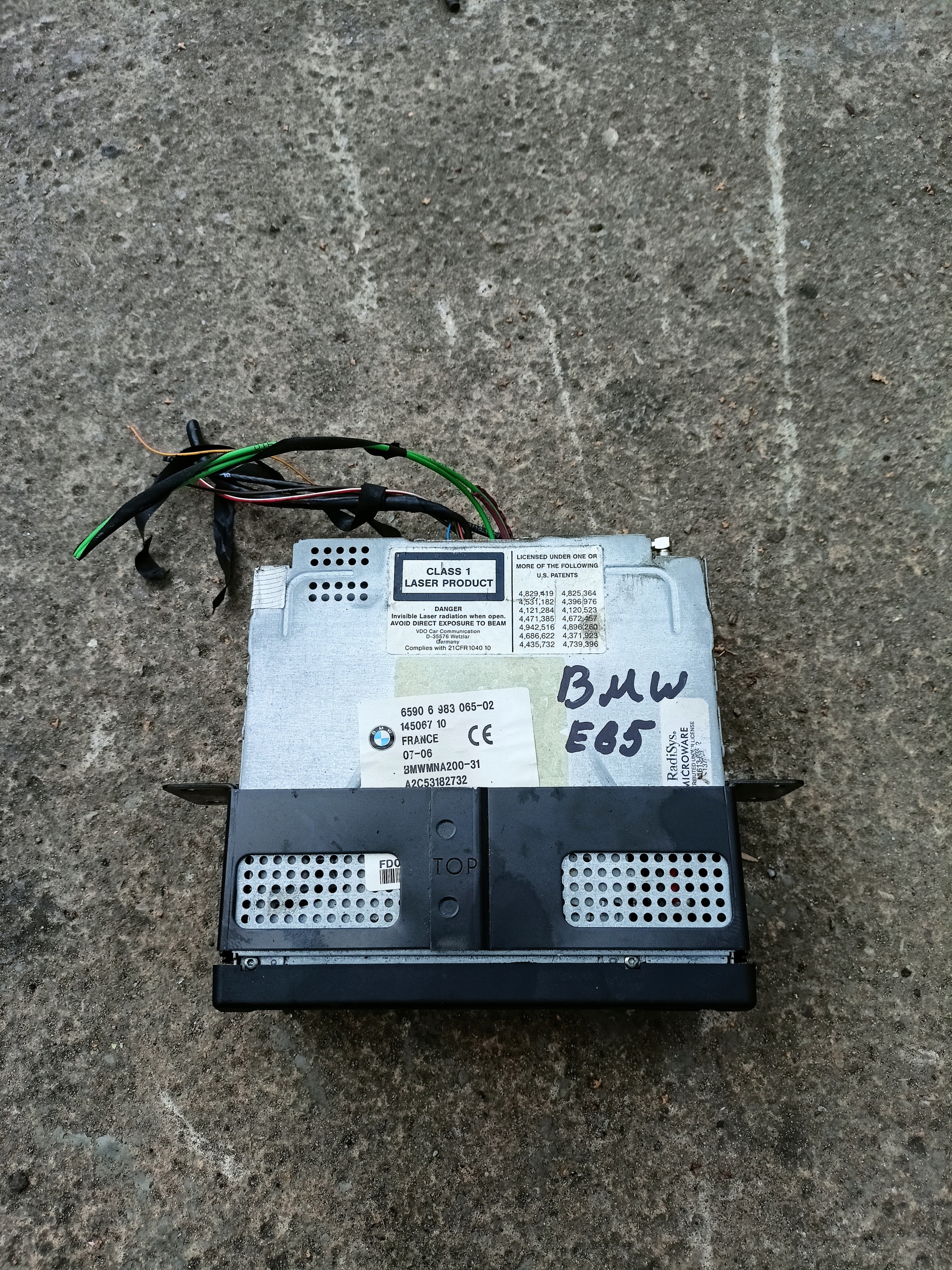 BMW E65 привід зчитувач навігації 6983065