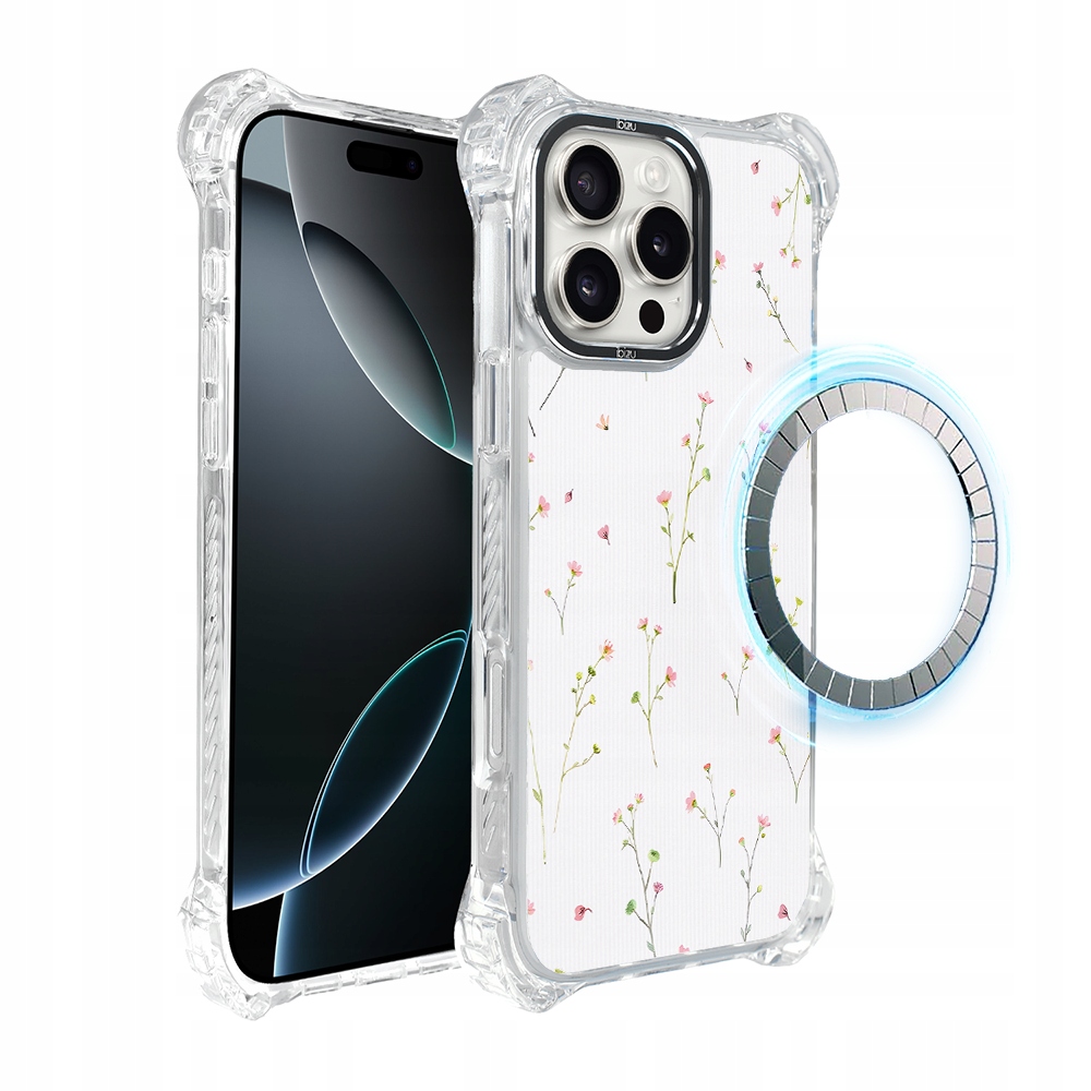 Pouzdro pro iPhone 16 Pro Ibizu DropGuard Ultra s MagSafe, polní fantazie
