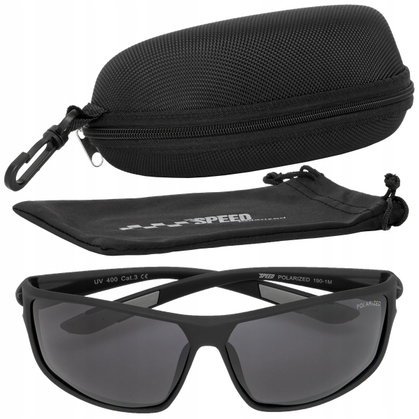 WĘDKARSKIE OKULARY POLARYZACYJNE PRZECIWSŁONECZNE MĘSKIE ANTYREFLEKS ETUI