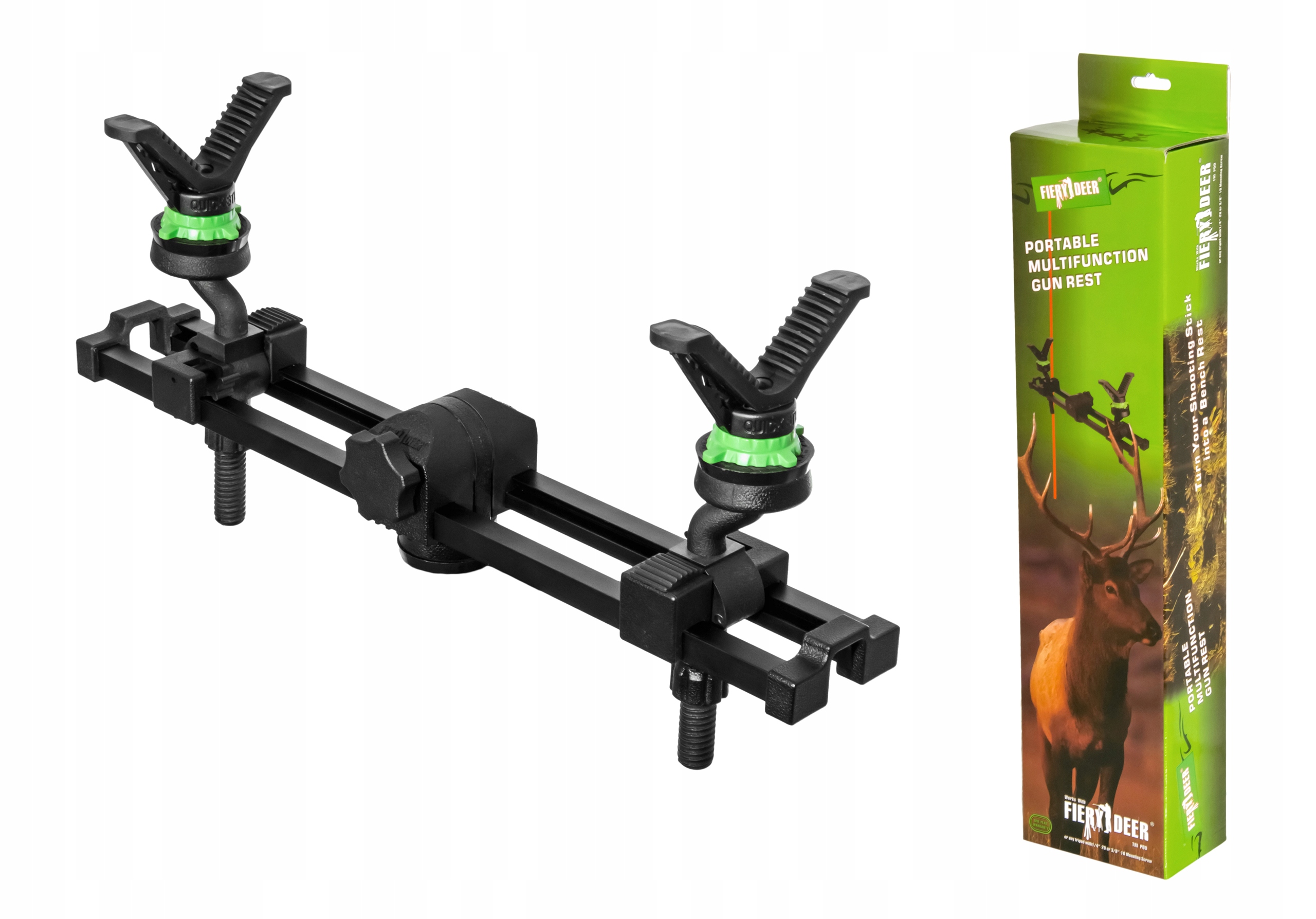 Wspornik Fiery Deer -2 punkty podparcia do pastorałów myśliwskich