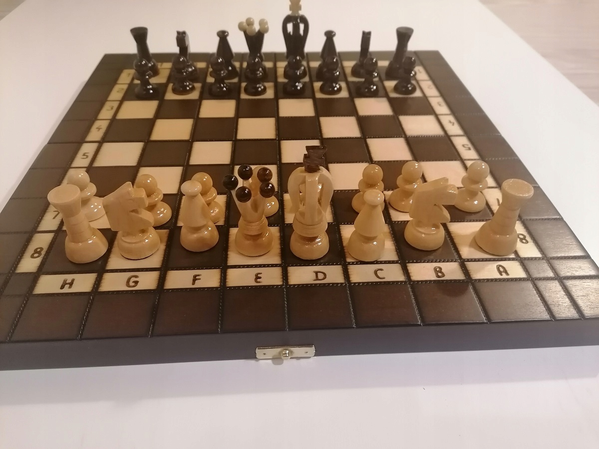 SZACHY WARCABY BACKGAMMON 3W1 35x35 PREZENT