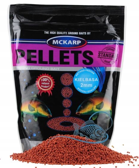 Kiełbasa Pellet 2mm 500g Method feeder Mckarp