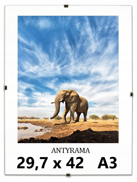

Antyrama plexi 29,7x42cm A3 szkło akrylowe