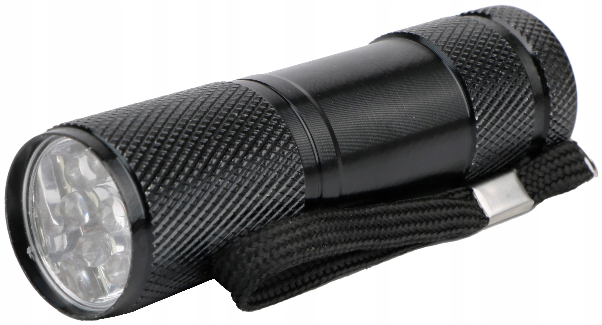 Latarka 1W 9LED Alu Black 50lm Entac