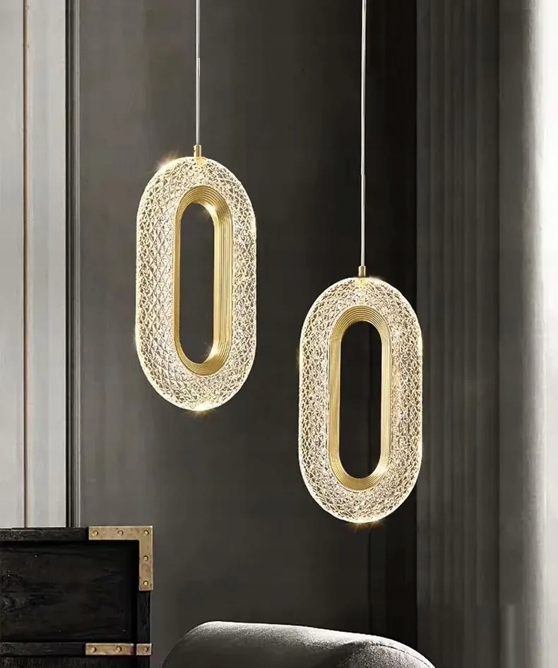 LAMPA SUFITOWA WISZĄCA RING ELEGANCKA KRYSZTAŁOWA ZŁOTO GLAMOUR TOOLIGHT Marka TOOLIGHT