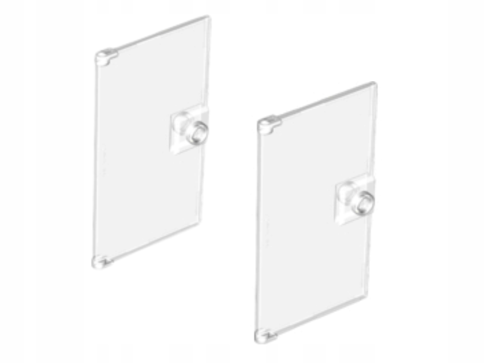 

Lego 60616 Rama Drzwi 1x4x6 Trans Clear 2szt