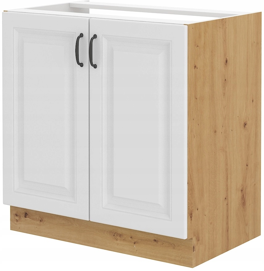 

Szafka 80 zabudowa zlewu, zlew Biały Dąb Artisan