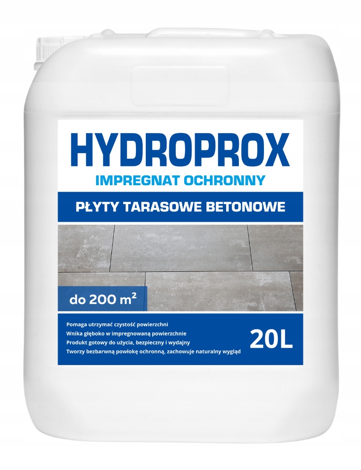 Hydroprox Impregnácia Betónových Terasových Dosiek 20 L