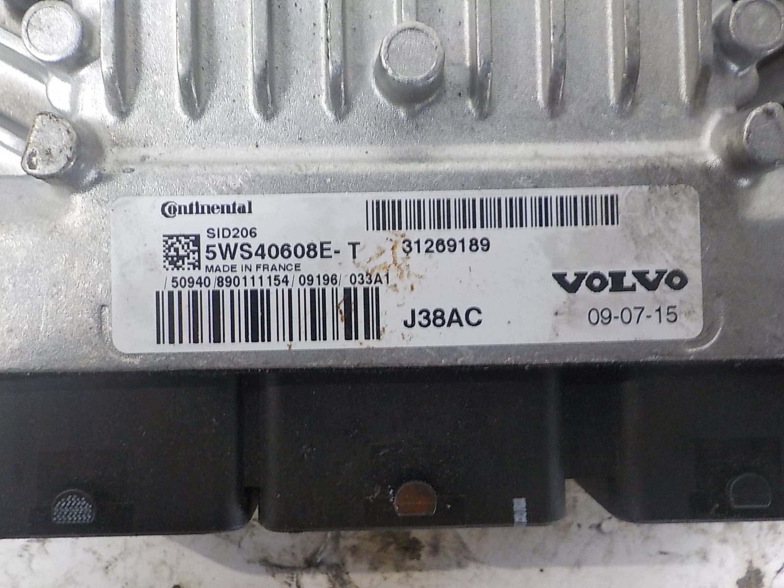 VOLVO S80 II computer control unit 5WS40608E-T 31269189