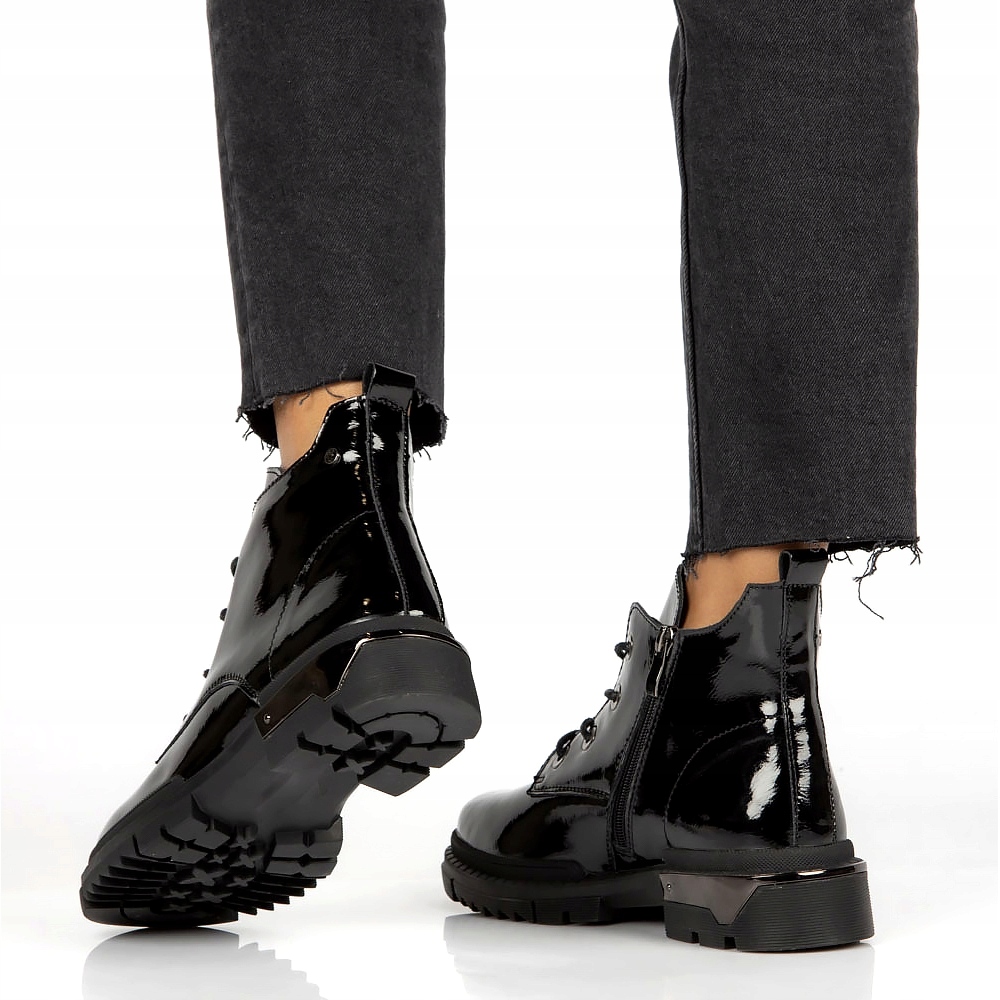 Czarne Skóra naturalna Buty Botki Filippo r.37 Rozmiar 37