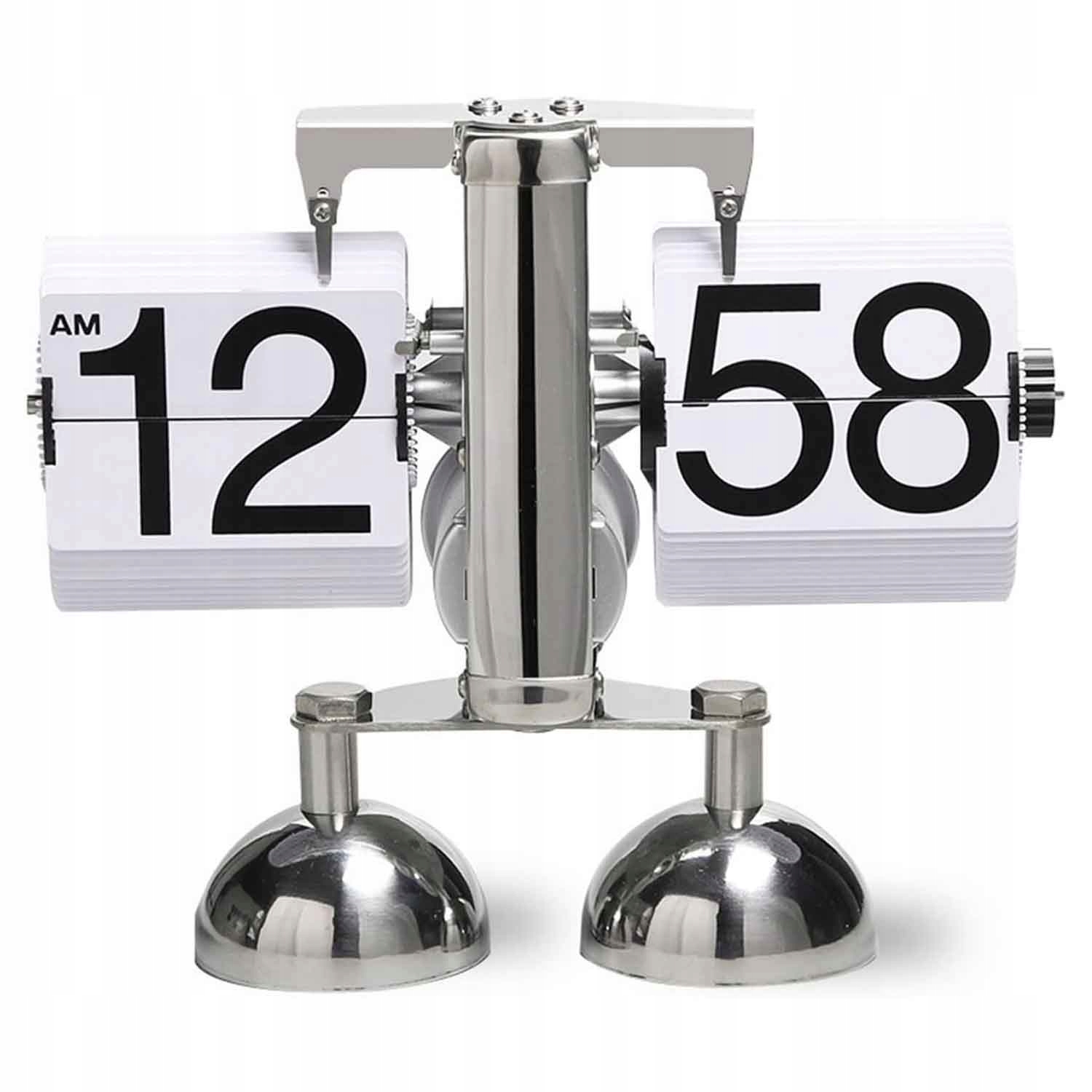 Stojící Mechanický Stolní Klapkový Hodinový Stroj Retro Flip Clock Vintage