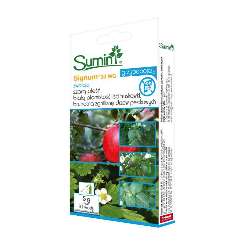 

Środek Grzybobójczy Signum 33WG Zwalcza Pleśń 5g S